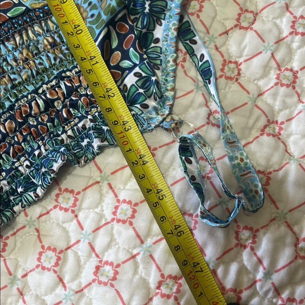 scarf, print handkerchief, hem, slip style dress - Picture 7 of 7